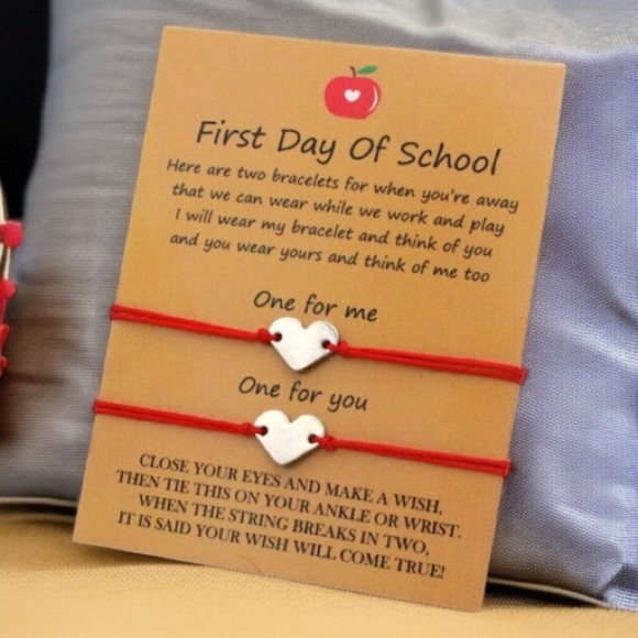 First Day of School Bracelet Set - Celebrate Togetherness! 🎉 NWT - Picture 1 of 3